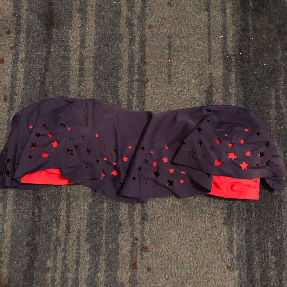 Bandeau Bikini Top with Stars